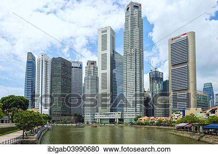 "Skyscrapers along the Singapore river, Singapore, Asia" View Large Photo Image Stock Image - "Skyscrapers along the Singapore river, Singapore, Asia". Fotosearch