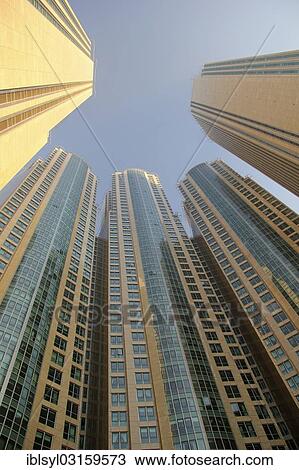 "Skyscrapers, looking up, Corniche, Abu Dhabi, United Arab Emirates, Asia" View Large Photo Image Stock Image - "Skyscrapers, looking up, Corniche, Abu Dhabi, United Arab Emirates, Asia". Fotosearch