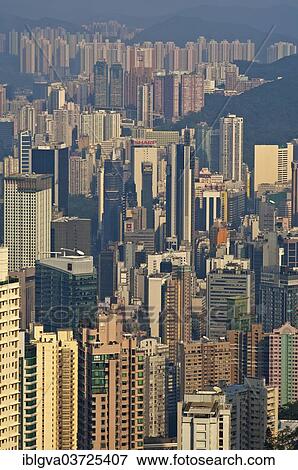 "Skyscrapers, sea of houses, Central District, Hong Kong, Hong Kong Island, Hong kong, China, People's Republic of China, Asia" View Large Photo Image Stock Photo - "Skyscrapers, sea of houses, Central District, Hong Kong, Hong Kong Island, Hong kong, China, People's Republic of China, Asia". Fotosearch