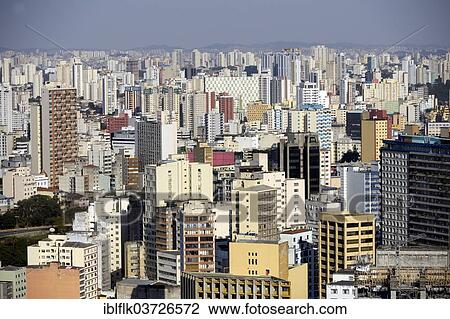 "Skyscrapers, sea of houses, Sao Paulo, Sao Paulo, Brazil, South America" View Large Photo Image Stock Image - "Skyscrapers, sea of houses, Sao Paulo, Sao Paulo, Brazil, South America". Fotosearch