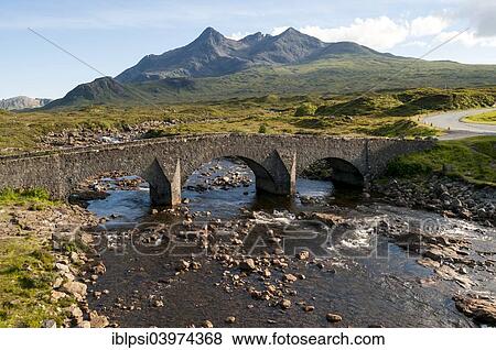 "Sligachan Bridge with Sgurr nan Gillean Mountain of Cuillin Range, Isle of Skye, Scotland, United Kingdom, Europe" View Large Photo Image Stock Photo - "Sligachan Bridge with Sgurr nan Gillean Mountain of Cuillin Range, Isle of Skye, Scotland, United Kingdom, Europe". Fotosearch
