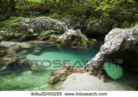 "Sloncek, the elephant, a natural formation in Mostnica Gorge, Triglav National Park, Slovenia, Europe" View Large Photo Image Stock Photo - "Sloncek, the elephant, a natural formation in Mostnica Gorge, Triglav National Park, Slovenia, Europe". Fotosearch