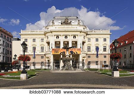 "Slovak National Theatre, Bratislava, Slovakia, Europe" View Large Photo Image Stock Photo - "Slovak National Theatre, Bratislava, Slovakia, Europe". Fotosearch