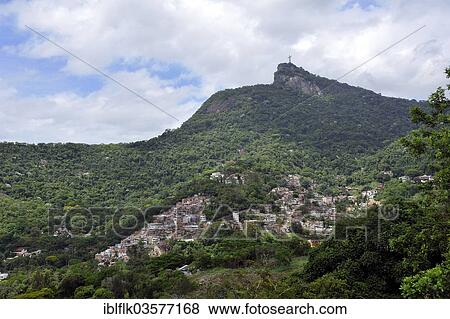 "Slum at the foot of Mount Corcovado, Favela Cerro Cora, Rio de Janeiro, Rio de Janeiro State, Brazil, South America" View Large Photo Image Stock Photo - "Slum at the foot of Mount Corcovado, Favela Cerro Cora, Rio de Janeiro, Rio de Janeiro State, Brazil, South America". Fotosearch