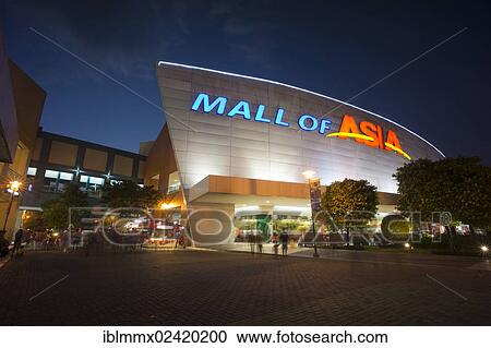 Stock Image - SM Mall of Asia, one of the biggest shopping centers in Asia, Pasay City, Manila, Philippines, Asia, PublicGround, Asia. Fotosearch