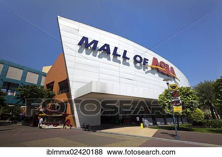 SM Mall of Asia, one of the biggest shopping centers in Asia, Pasay City, Manila, Philippines, Asia, PublicGround, Asia View Large Photo Image Stock Photo - SM Mall of Asia, one of the biggest shopping centers in Asia, Pasay City, Manila, Philippines, Asia, PublicGround, Asia. Fotosearch