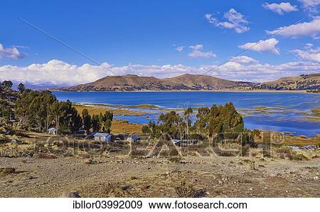 "Small houses close to Lake Titicaca, Bolivian plateau Altiplano, Bolivia, South America" View Large Photo Image Stock Photo - "Small houses close to Lake Titicaca, Bolivian plateau Altiplano, Bolivia, South America". Fotosearch