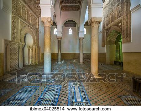 "Small magnificent mausoleum of the Saadian Tombs, Medina, Marrakech, Marrakech-Tensift-El Haouz, Morocco, Africa" View Large Photo Image Picture - "Small magnificent mausoleum of the Saadian Tombs, Medina, Marrakech, Marrakech-Tensift-El Haouz, Morocco, Africa". Fotosearch