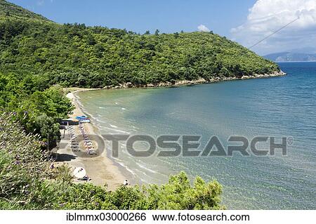 "Small sandy beach on the coast near Guzelcamli, Turkey, Asia, Unterein, Izmir Province, Aegean Region, Turkey, Asia" View Large Photo Image Stock Photograph - "Small sandy beach on the coast near Guzelcamli, Turkey, Asia, Unterein, Izmir Province, Aegean Region, Turkey, Asia". Fotosearch