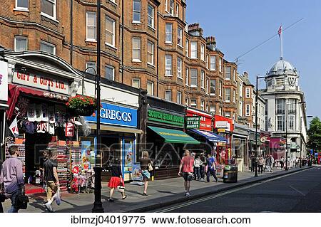 "Small shops at the Queensway, Bayswater, London, England, United Kingdom, Europe" View Large Photo Image Stock Photography - "Small shops at the Queensway, Bayswater, London, England, United Kingdom, Europe". Fotosearch