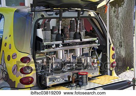 "Smart car transformed into a coffee shop, Palanga, Lithuania, Baltic States, Europe" View Large Photo Image Stock Photo - "Smart car transformed into a coffee shop, Palanga, Lithuania, Baltic States, Europe". Fotosearch