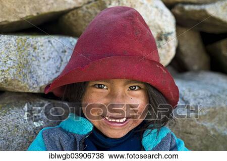 "Smiling girl wearing a hat, Quechua Indian, Northern Peru, Peru, South America" View Large Photo Image Stock Photo - "Smiling girl wearing a hat, Quechua Indian, Northern Peru, Peru, South America". Fotosearch