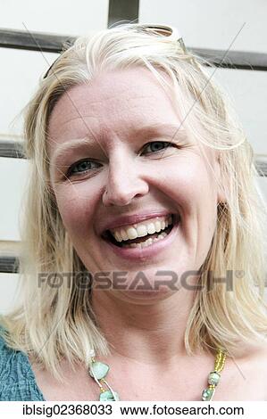 "Smiling woman, portrait" View Large Photo Image Stock Image - "Smiling woman, portrait". Fotosearch