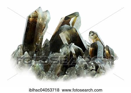 Stock Photo - Smoky quartz. Fotosearch