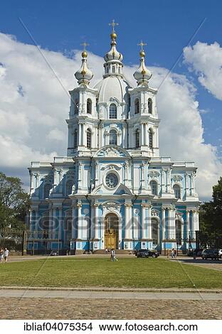"Smolny Convent or Smolny Convent of the Resurrection, Saint Petersburg, Russia, Europe" View Large Photo Image Picture - "Smolny Convent or Smolny Convent of the Resurrection, Saint Petersburg, Russia, Europe". Fotosearch