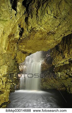 "Smoo Cave, river flowing down into a limestone cave, Schottland, Durness, Sutherland County, Highland, Scotland, United Kingdom, Europe" View Large Photo Image Stock Photo - "Smoo Cave, river flowing down into a limestone cave, Schottland, Durness, Sutherland County, Highland, Scotland, United Kingdom, Europe". Fotosearch