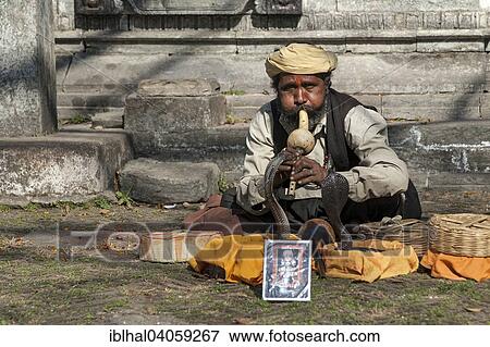 "Snake charmer, Pashupatinath, Kathmandu, Nepal, Asia" View Large Photo Image Stock Photo - "Snake charmer, Pashupatinath, Kathmandu, Nepal, Asia". Fotosearch
