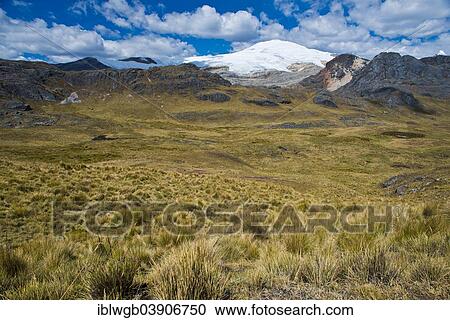 "Snow-capped mountain peak rising over a high valley, Cordillera Huayhuash mountain range, Northern Peru, Peru, South America" View Large Photo Image Stock Image - "Snow-capped mountain peak rising over a high valley, Cordillera Huayhuash mountain range, Northern Peru, Peru, South America". Fotosearch