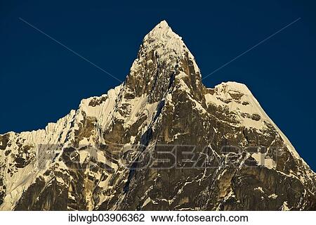 "Snow-capped Mt Jirishanca Grande in the morning light, near Carhuacocha, Cordillera Huayhuash mountain range, Northern Peru, Peru, South America" View Large Photo Image Stock Image - "Snow-capped Mt Jirishanca Grande in the morning light, near Carhuacocha, Cordillera Huayhuash mountain range, Northern Peru, Peru, South America". Fotosearch