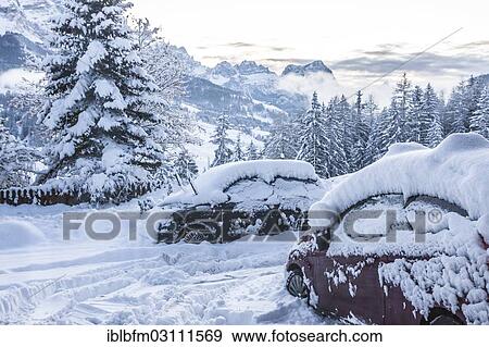 "Snow-covered cars, La Villa oder Stern, Gadertal, South Tyrol province, Trentino-Alto Adige, Italy, Europe" View Large Photo Image Stock Photo - "Snow-covered cars, La Villa oder Stern, Gadertal, South Tyrol province, Trentino-Alto Adige, Italy, Europe". Fotosearch