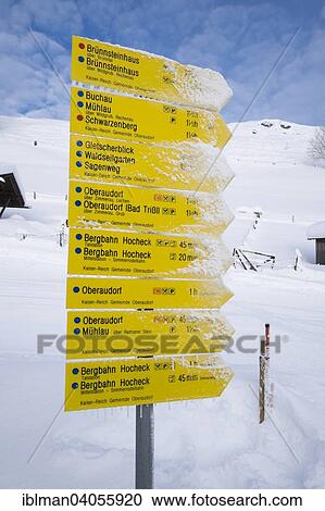 "Snow-covered hiking signpost, Hocheck, Mangfall Mountains, near Oberaudorf, Upper Bavaria, Bavaria, Germany, Europe" View Large Photo Image Stock Image - "Snow-covered hiking signpost, Hocheck, Mangfall Mountains, near Oberaudorf, Upper Bavaria, Bavaria, Germany, Europe". Fotosearch
