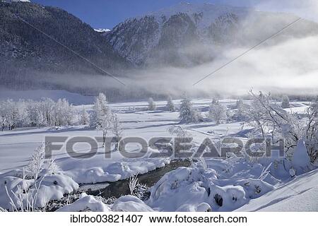 "Snow-covered landscape near the Inn River, Bever, Engadine, Canton of Graubunden or Grisons, Switzerland, Europe" View Large Photo Image Stock Photo - "Snow-covered landscape near the Inn River, Bever, Engadine, Canton of Graubunden or Grisons, Switzerland, Europe". Fotosearch