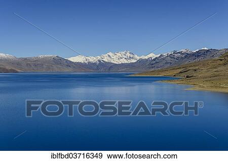 "Snow covered mountains behind Tsomoriri or Lake Moriri, 4. 595 m, Korzok, Ladakh, Jammu and Kashmir, India, Asia" View Large Photo Image Stock Photo - "Snow covered mountains behind Tsomoriri or Lake Moriri, 4. 595 m, Korzok, Ladakh, Jammu and Kashmir, India, Asia". Fotosearch