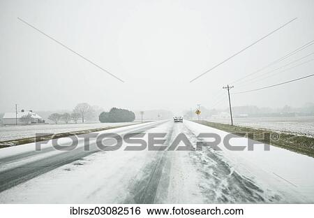 "Snow-covered road, Onancock, Maryland, United States, North America" View Large Photo Image Stock Photograph - "Snow-covered road, Onancock, Maryland, United States, North America". Fotosearch
