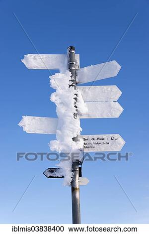 "Snow-covered signpost, Feldberg, Black Forest, Baden-Wurttemberg, Germany, Europe" View Large Photo Image Stock Image - "Snow-covered signpost, Feldberg, Black Forest, Baden-Wurttemberg, Germany, Europe". Fotosearch