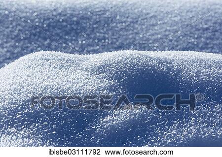 Stock Image - "Snow crystals, snow". Fotosearch