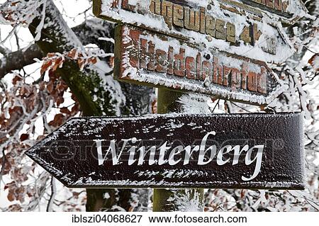 "Snowy sign, Kahler Asten, Winterberg, Sauerland, North Rhine-Westphalia, Germany, Europe" View Large Photo Image Stock Photo - "Snowy sign, Kahler Asten, Winterberg, Sauerland, North Rhine-Westphalia, Germany, Europe". Fotosearch