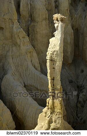 "So Ni hoodoo rock formation, eroded hoodoos and rock formations discolored by minerals of Coal Mine Canyon, Coal Mine Mesa, Painted Desert, Hopi Reservation, Navajo Nation Reservation, Arizona, Southwest, United States of America, USA" View Large Photo Image Stock Photo - "So Ni hoodoo rock formation, eroded hoodoos and rock formations discolored by minerals of Coal Mine Canyon, Coal Mine Mesa, Painted Desert, Hopi Reservation, Navajo Nation Reservation, Arizona, Southwest, United States of America, USA". Fotosearch