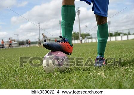 "Soccer, kick off, boy holding a ball still with his foot, Fortaleza, Ceara, Brazil, South America" View Large Photo Image Picture - "Soccer, kick off, boy holding a ball still with his foot, Fortaleza, Ceara, Brazil, South America". Fotosearch