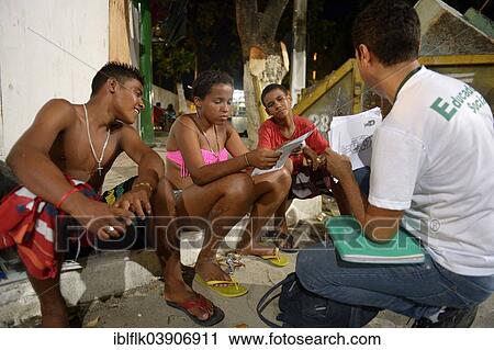 "Social worker supporting street children, Fortaleza, Ceara, Brazil, South America" View Large Photo Image Stock Image - "Social worker supporting street children, Fortaleza, Ceara, Brazil, South America". Fotosearch