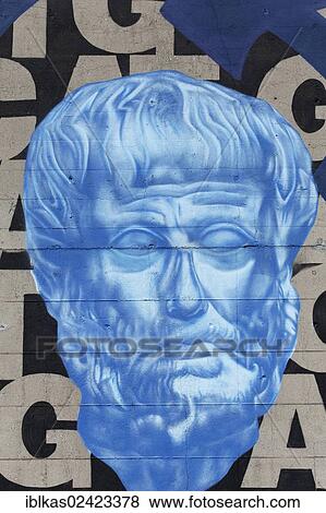 Socrates, portrait, graffiti, street art, Rhine Park Duisburg, Duisburg-Hochfeld, Ruhr area, North Rhine-Westphalia, Germany, Europe View Large Photo Image Stock Photo - Socrates, portrait, graffiti, street art, Rhine Park Duisburg, Duisburg-Hochfeld, Ruhr area, North Rhine-Westphalia, Germany, Europe. Fotosearch