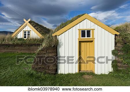 "Sod houses, turf buildings, Glaumbaer or Glaumbaer Museum, Northwestern Region, Iceland, Europe" View Large Photo Image Stock Image - "Sod houses, turf buildings, Glaumbaer or Glaumbaer Museum, Northwestern Region, Iceland, Europe". Fotosearch