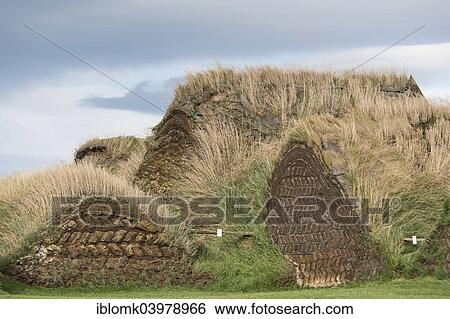 "Sod houses, turf buildings, Glaumbaer or Glaumbaer Museum, Northwestern Region, Iceland, Europe" View Large Photo Image Stock Photograph - "Sod houses, turf buildings, Glaumbaer or Glaumbaer Museum, Northwestern Region, Iceland, Europe". Fotosearch