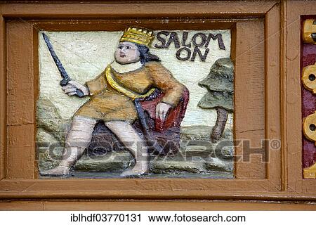 "Solomon, King of Israel, wood carving, Alte Lateinschule Alfeld building, Alfeld, Lower Saxony, Germany, Europe" View Large Photo Image Stock Image - "Solomon, King of Israel, wood carving, Alte Lateinschule Alfeld building, Alfeld, Lower Saxony, Germany, Europe". Fotosearch