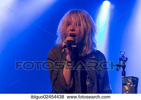 "Sophie Diggelmann from the Swiss women's rock band Velvet Two Stripes performing live in the Schueuer concert hall, Luzern, Switzerland, Europe" View Large Photo Image Stock Photo - "Sophie Diggelmann from the Swiss women's rock band Velvet Two Stripes performing live in the Schueuer concert hall, Luzern, Switzerland, Europe". Fotosearch