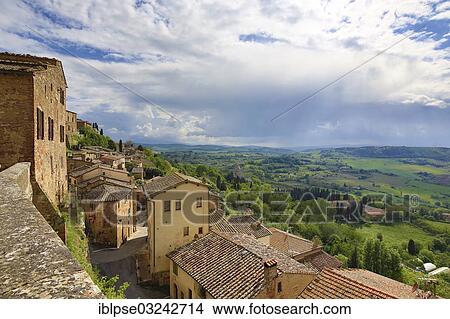 "South-west view from Montepulciano, Montepulciano, Tuscany, Italy, Europe" View Large Photo Image Picture - "South-west view from Montepulciano, Montepulciano, Tuscany, Italy, Europe". Fotosearch