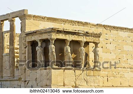 Southern portico of the Erechtheion temple with the Caryatids, Acropolis, Athens, Greece, Europe View Large Photo Image Stock Photography - Southern portico of the Erechtheion temple with the Caryatids, Acropolis, Athens, Greece, Europe. Fotosearch