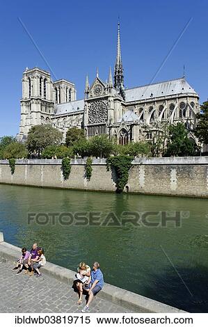 "Southern side of Notre-Dame de Paris or Notre-Dame Cathedral, Seine, Ile de la Cite, 4th Arrondissement, Paris, France, Europe" View Large Photo Image Stock Photography - "Southern side of Notre-Dame de Paris or Notre-Dame Cathedral, Seine, Ile de la Cite, 4th Arrondissement, Paris, France, Europe". Fotosearch