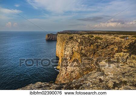 "Southwesternmost point of Europe, view of the west coast as seen from Cabo de Sao Vicente, near Sagres, Algarve, Portugal, Europe" View Large Photo Image Stock Photograph - "Southwesternmost point of Europe, view of the west coast as seen from Cabo de Sao Vicente, near Sagres, Algarve, Portugal, Europe". Fotosearch
