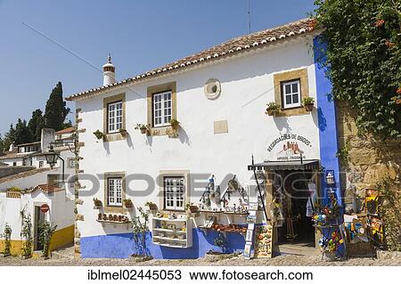 "Souvenir shop, Rua Direita, Obidos, Leiria District, Pinhal Litoral, Portugal, Europe" View Large Photo Image Stock Image - "Souvenir shop, Rua Direita, Obidos, Leiria District, Pinhal Litoral, Portugal, Europe". Fotosearch