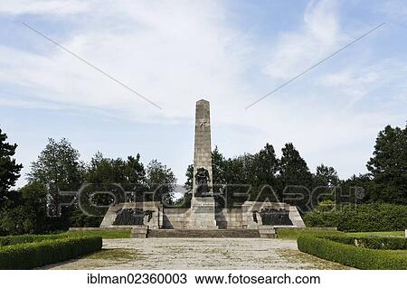 Stock Image - "Soviet War Memorial, memorial of the former Mauthausen Concentration Camp, Muehlviertel region, Upper Austria, Austria, Europe, PublicGround, Europe". Fotosearch