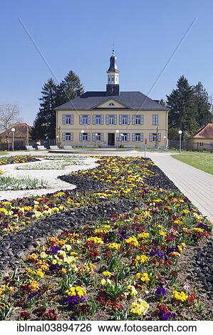 "Spa gardens with the salt-works building, Bad Rappenau, Kraichgau, Baden-Wurttemberg, Germany, Europe" View Large Photo Image Stock Photograph - "Spa gardens with the salt-works building, Bad Rappenau, Kraichgau, Baden-Wurttemberg, Germany, Europe". Fotosearch