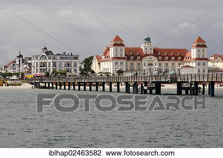 "Spa hotel in the Baltic Sea resort of Binz, Ruegen Island, Mecklenburg-Western Pomerania, Germany, Europe" View Large Photo Image Stock Image - "Spa hotel in the Baltic Sea resort of Binz, Ruegen Island, Mecklenburg-Western Pomerania, Germany, Europe". Fotosearch