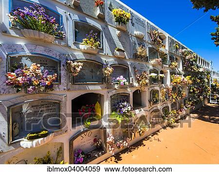 "Spanish cemetery, near El Pinar, La Palma, Canary Islands, Spain, Europe" View Large Photo Image Stock Photo - "Spanish cemetery, near El Pinar, La Palma, Canary Islands, Spain, Europe". Fotosearch