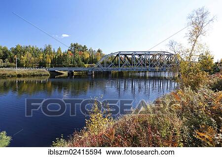 Spanish River Bridge, King's Highway 17 of the Trans-Canada Highway system, Ontario, Canada, North America View Large Photo Image Picture - Spanish River Bridge, King's Highway 17 of the Trans-Canada Highway system, Ontario, Canada, North America. Fotosearch