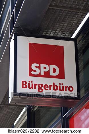 Spd Citizens S Office Willy Brandt House Berlin Germany Europe